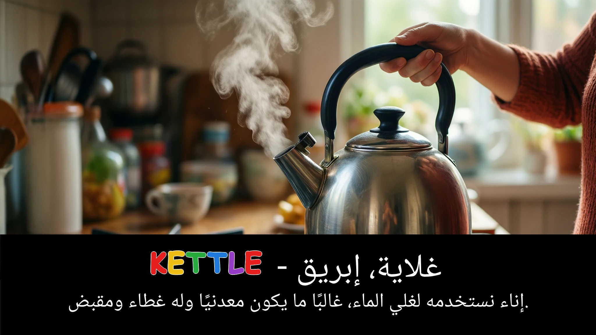 Arabic Illustration for kettle